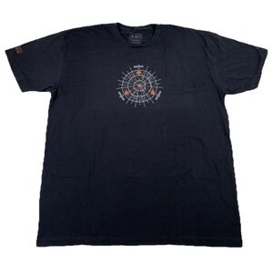 Triple Aught Design Satellite Topographic Graphic T-Shirt Black TAD Men's XXXL